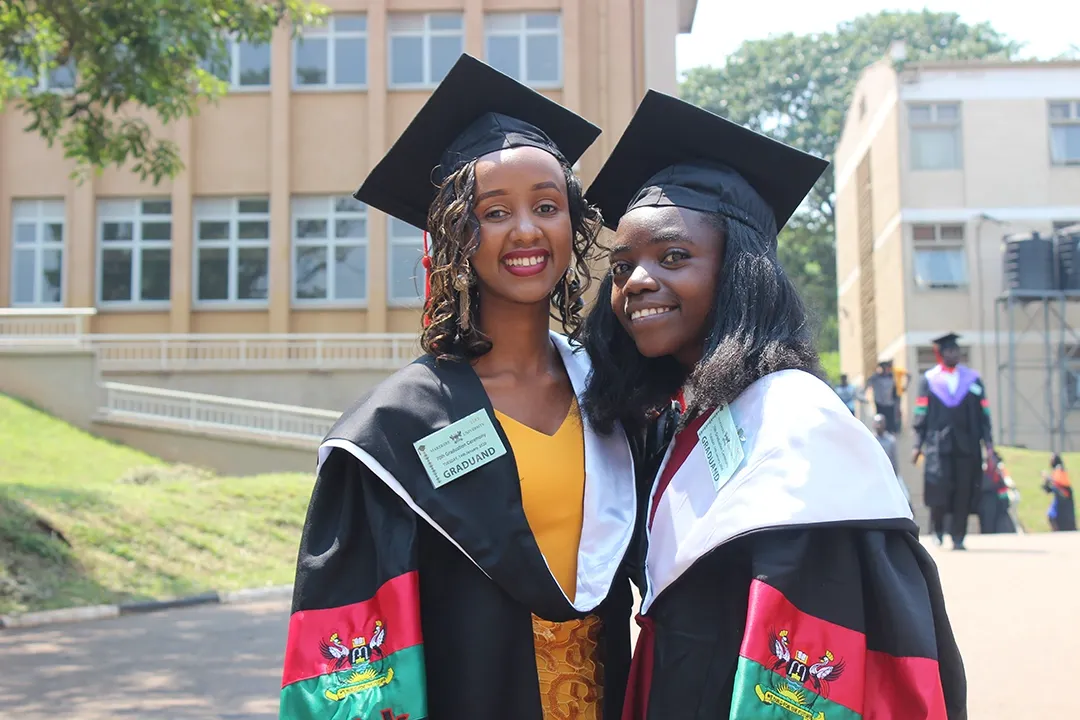 Graduands from the Mastercard Foundation Scholars Program 